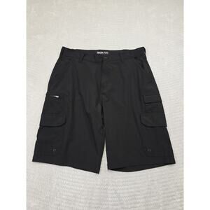 Iron & Co Shorts Mens 34 Black Performance Cargo Pocket